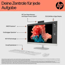 HP All-in-One PC 24-cr0229ng AMD Ryzen 5 7320U 16 GB RAM 512 GB SSD Win11 Home