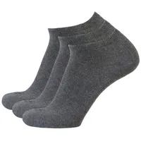 CAMEL ACTIVE Sneakersocken 3er Pack Grau 43-46