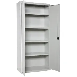 Proregal Stahlschrank 4 Fachböden 180x60x40 cm Grau
