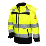 Nitras Kinder Hi-Vis Softshelljacke 7171kids MOTION TEX KIDS gelb/schwarz - 110/116