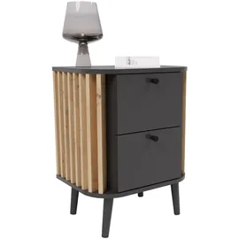 xonox.home Nachtkommode - grau - Maße cm