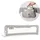 nukido Sicherheitsgitter 150 cm x 42 cm x 35 cm Grau