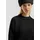 QS Melierter Pullover Schwarz XXL