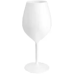36 Mehrweg Wein Cocktail Gläser Spritz weiß Tritan 510ml Wiederverwendbar Kunststoff unzerbrechlich Stilglas