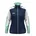 Kapuzenjacke Damen marine/weiß/minze L