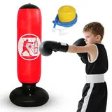 Boxsack für Kinder, 160cm Aufblasbarer Standboxsack Geschenk für Jungen und Mädchen