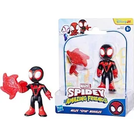 SPIDEY AND HIS AMAZING FRIENDS Miles „Spin“ Morales Actionfigur 7,6 cm rot/schwarz