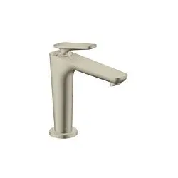 hansgrohe Axor Citterio C CoolStart Waschtischarmatur 49040820 ohne Struktur, brushed nickel, Ausladung 135mm, Ablauf unverschließbar