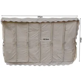 Quick Star Ersatzdach Standmarkise Dubai 375 x 225 cm beige