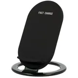 COFI 1453 Induktives Ladegerät Schwarz Wireless Charger Wireless mit Stand USB Charger Anschluss
