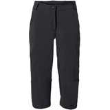 Vaude Damen Yaras 3/4 Radhose (Größe L, schwarz)