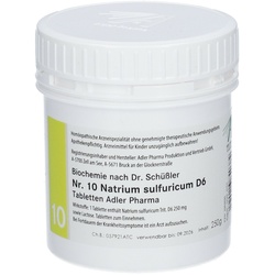 Adler Schüssler Salze Nr. 10 Natrium sulfuricum D6 Tabletten 250 g 250 g Tabletten