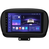 hizpo 9 Zoll Touchscreen Autoradio Kompatibel mit FIAT 500X 2014-2020 mit Carplay/Android Auto Bluetooth Navi 8-Core-UPC 4+32GB Dab Autoradio Adapter WiFi 4G Mirror Link