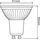 Osram 4058075096707 LED EEK F (A - G) GU10 6.9W 120° 830 klar