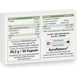 aura natura Fermentura Kürbiskern Kapseln 30 St.