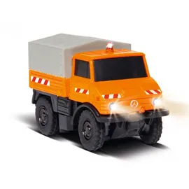 CARSON RC-Auto Unimog U406 Kommunal 2,4GHz RTR grau, orange, schwarz (500504125)