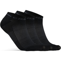 Craft Core Dry Shafless Sock 3-PACK black 34/36