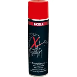 Forstmarkierspray leuchtrot Wasser- und wetterfest 500ml Spraydose - rot