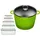 King Fusion Suppentopf 24 cm grün inkl. 5 Vorratsboxen