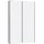 Forte Ozzula Garderobenschrank 120 x 42 x 190,5 cm Weiß matt