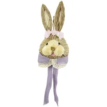 I.GE.A. Dekofigur Hase Osterhasen Deko Ostern Osterdeko Figur Türdeko Wanddeko Osterfigur Frühlingsdeko Dekohase Skulptur Frühling