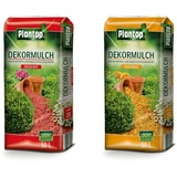 Plantop Rindenmulch, 100.00 l, (Sack, 2-St) gelb|rot