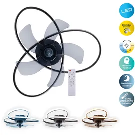 OTTO home Leccio Deckenventilator 1 Ø 58 cm schwarz
