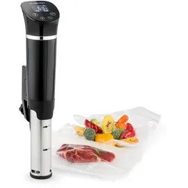 Klarstein Quickstick Flex 1300W 3D Circulating, 0-95 °C IPX7 Timer schwarz Schwarz