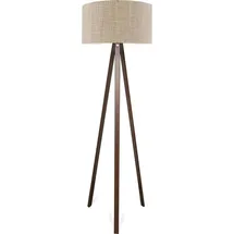 lux.pro Stehleuchte ’Newport’ 1 x E27 Hellbraun - Hellbraun