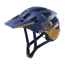 Cratoni Fahrradhelm AllSet Pro blau/gold matt