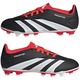 adidas Predator Club FxG Core Black / Cloud White / Solar Red 38