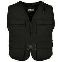 URBAN CLASSICS Ladies Short Tactical Vest in black |