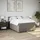 vidaXL Boxspringbett 140 x 200 cm Taupe