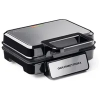 GOURMETmaxx Waffeleisen für 2 Belgische Waffeln Schwarz