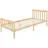 ML-Design Holzbett 90x200 cm Natur, Holz, Echtholz,Kiefer, 1-Sitzer, Rechteckig, Schlafzimmer, Betten