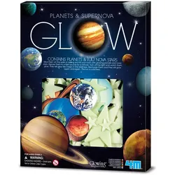 4M Glowing - Leuchtsterne & leuchtende Planeten 100 Teile