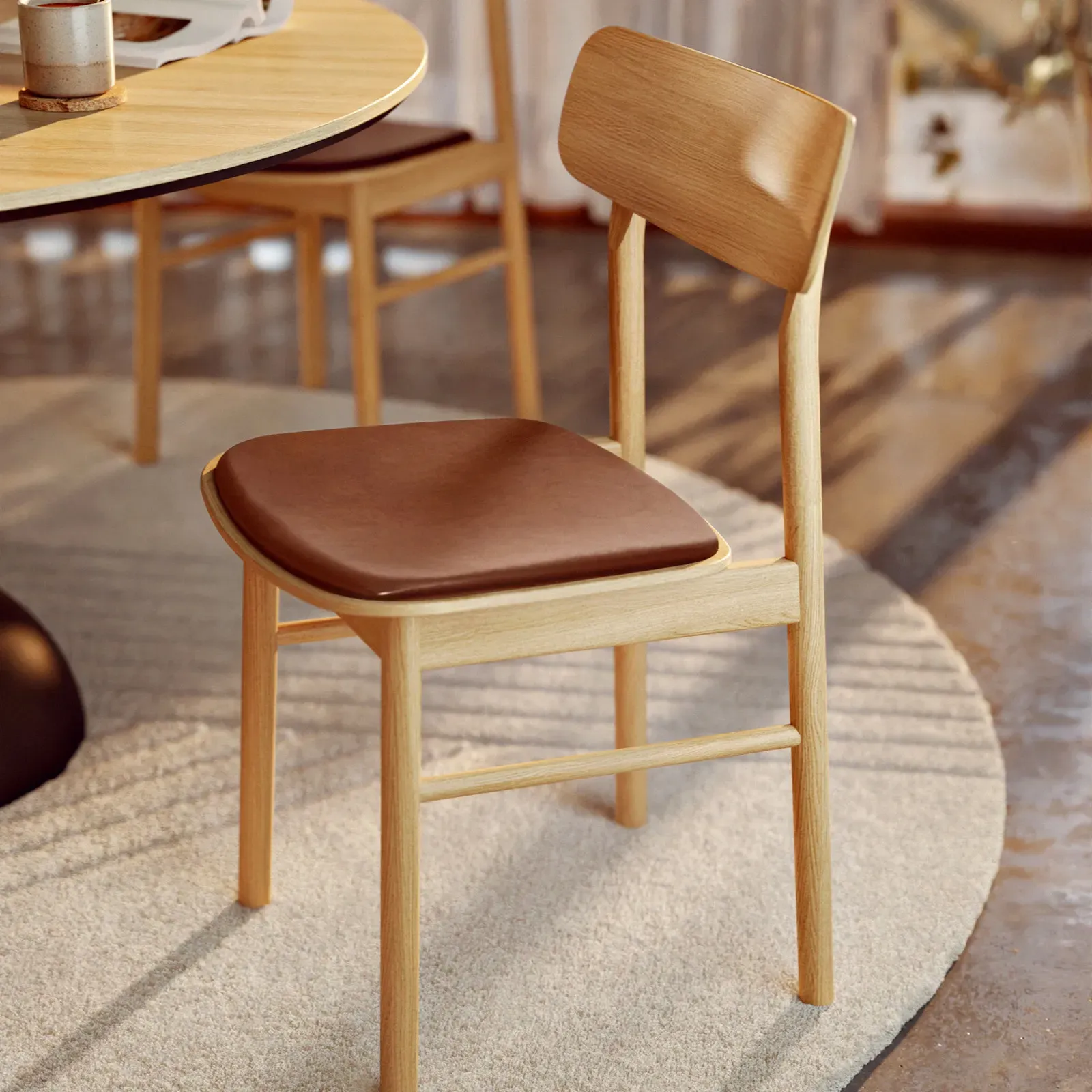 Barstühle Woud, Soma, Holz, für Wohnzimmer, Holz, Design - 47.3 - 48.6 - 78.7
