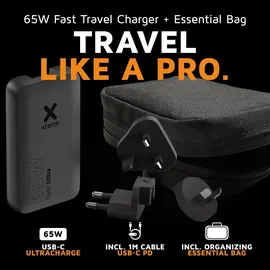 Xtorm TravelPro GaN3 Ultra USB Ladegerät 65W USB-C® Schwarz