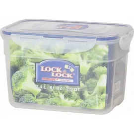 Lock & Lock Frischhaltedose eckig transparent 2,4 l