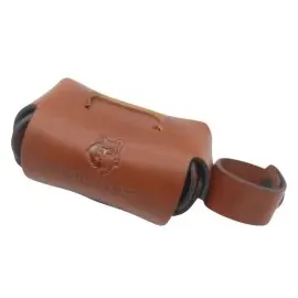 Wildfang Kotbeutelspender Leder Braun