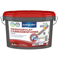 swingcolor Mix Reinacrylat-Fassadenfarbe  (Basismischfarbe 4, 2,5 l, Matt)