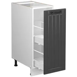 Vicco Apothekerschrank Fame-Line 30 x 51,5 x 82 cm Grau