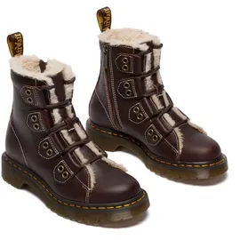 Dr. Martens Schnürboot 1460 LTT FL in Dunkelbraun | Gr.: 40
