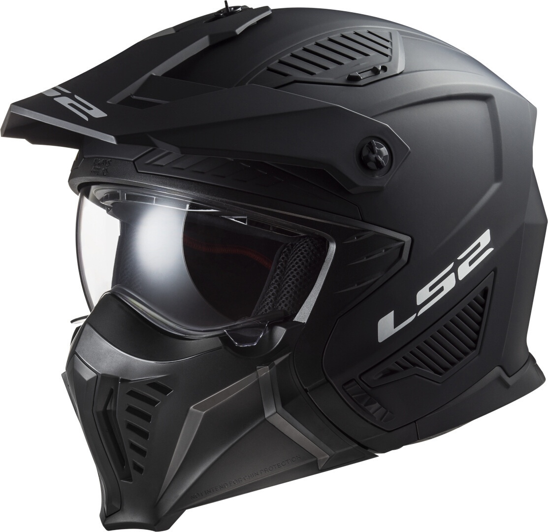 LS2 OF606 Drifter Proef Helm, zwart, XS Voorman