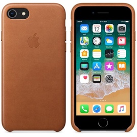 Apple iPhone 8 / 7 Leder Case sattelbraun
