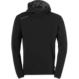 Uhlsport Essential Kapuzenpullover, Schwarz, 140