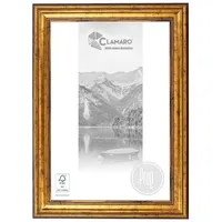 Clamaro Bilderrahmen Antik Massivholz | Gold Braun | 60