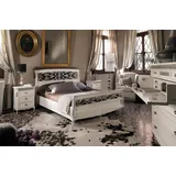 JVmoebel Schlafzimmer-Set Italienisches Schlafzimmermöbel in Weiß mit elegantem Design, Made in Italy weiß