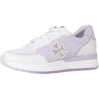 Marco Tozzi Damen Sneaker by Guido Maria Kretschmer White/Lilac c., Damen:38 EU - 38 EU