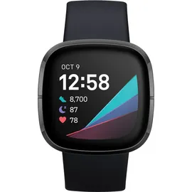 Fitbit Sense carbon/edelstahl graphit